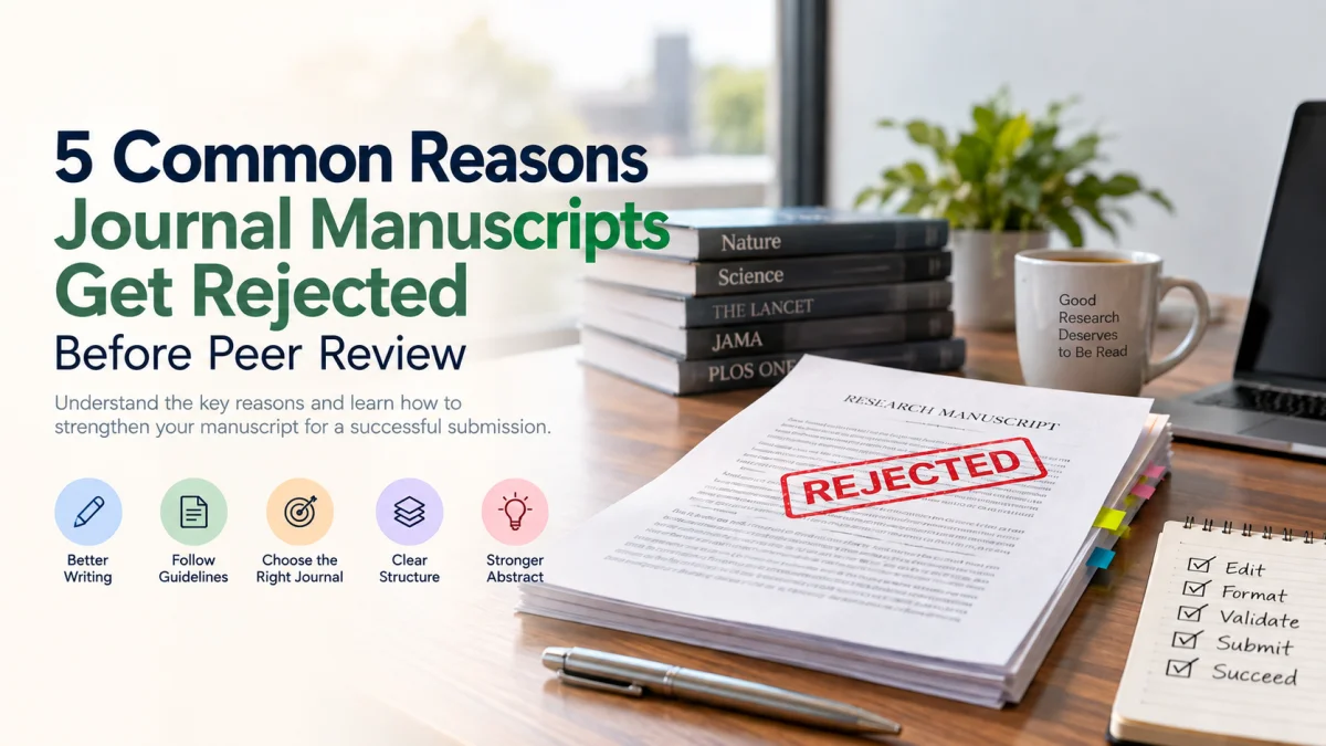 5 Common Reasons Journal Manuscripts Get Rejected Before Peer Review